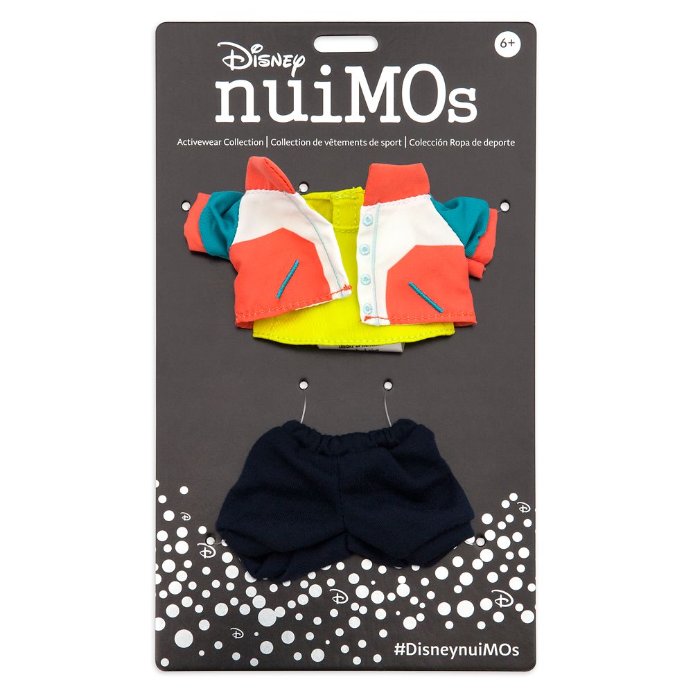 Disney nuiMOs Outfit – Color-Blocked Windbreaker with Tank Top and Joggers