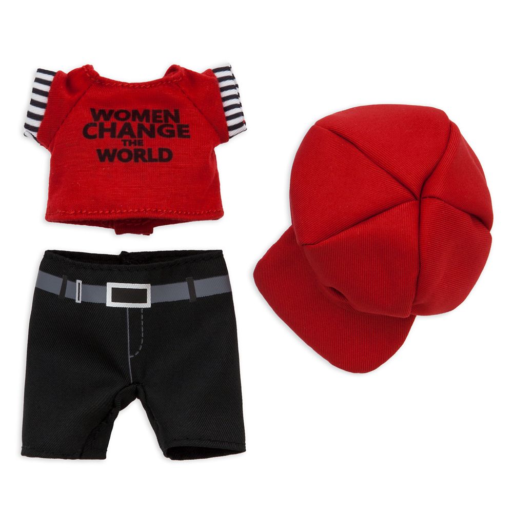 Disney nuiMOs Outfit – Red Graphic T-Shirt with Black Pants and Red Hat now out