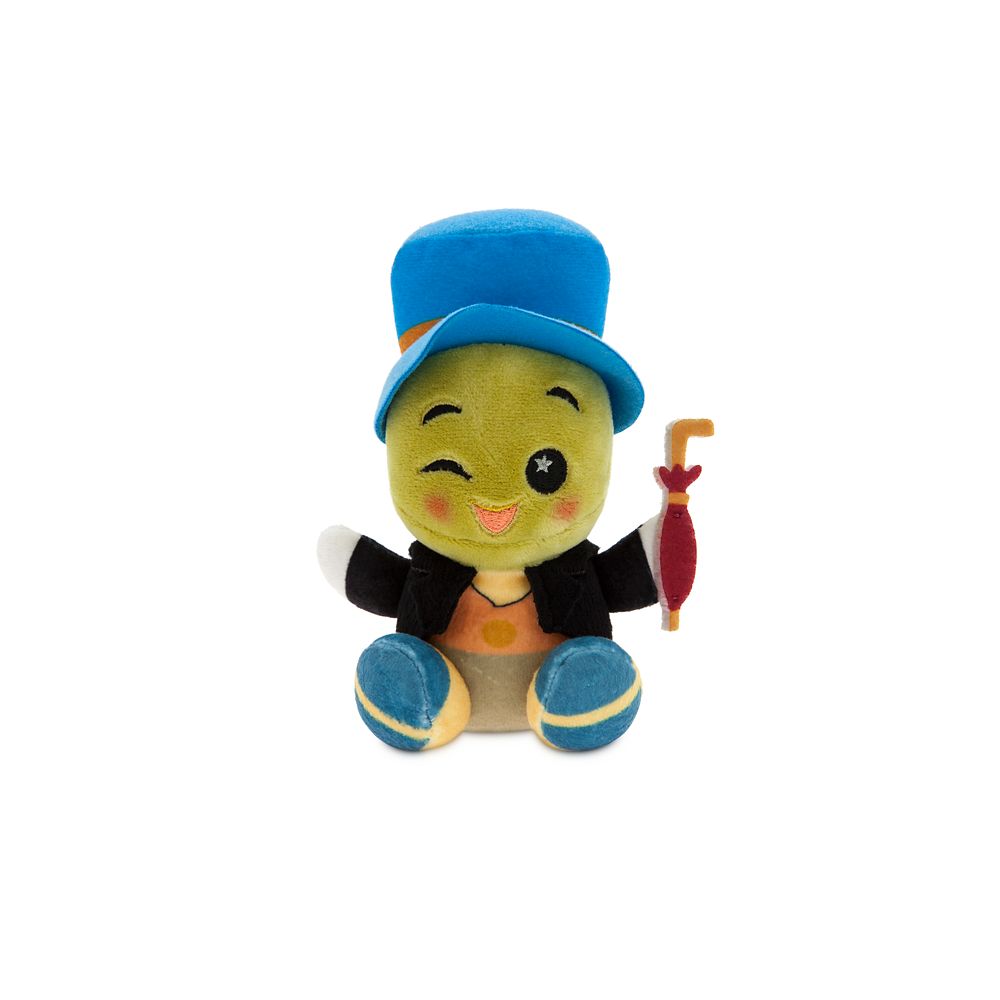 Jiminy Cricket Disney Parks Wishables Plush – Pinocchio's Daring Journey – Micro 4'' – Limited Release