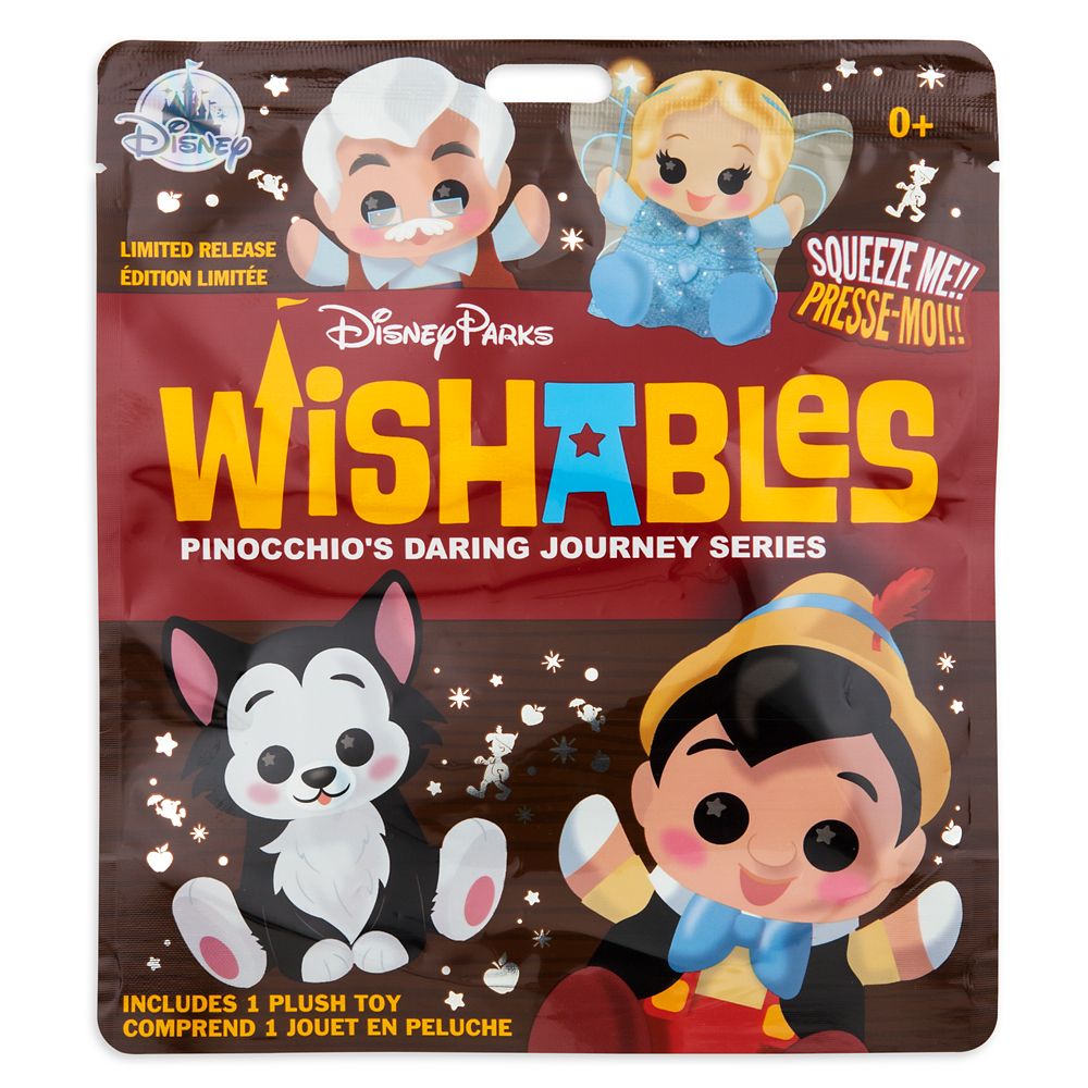 Disney Parks Wishables Mystery Plush – Pinocchio's Daring Journey – Micro 5'' – Limited Release