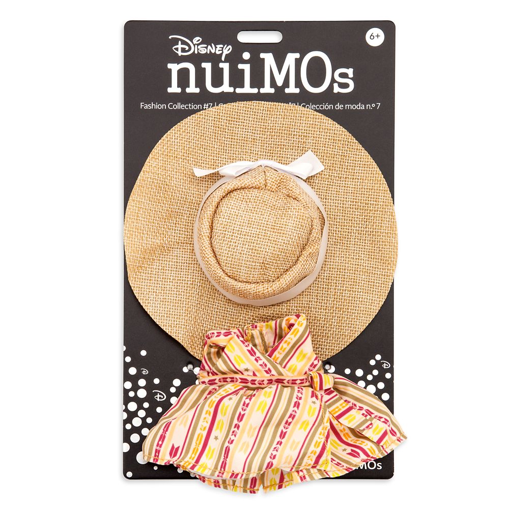 Disney nuiMOs Outfit – Printed Wrap Dress with Sun Hat