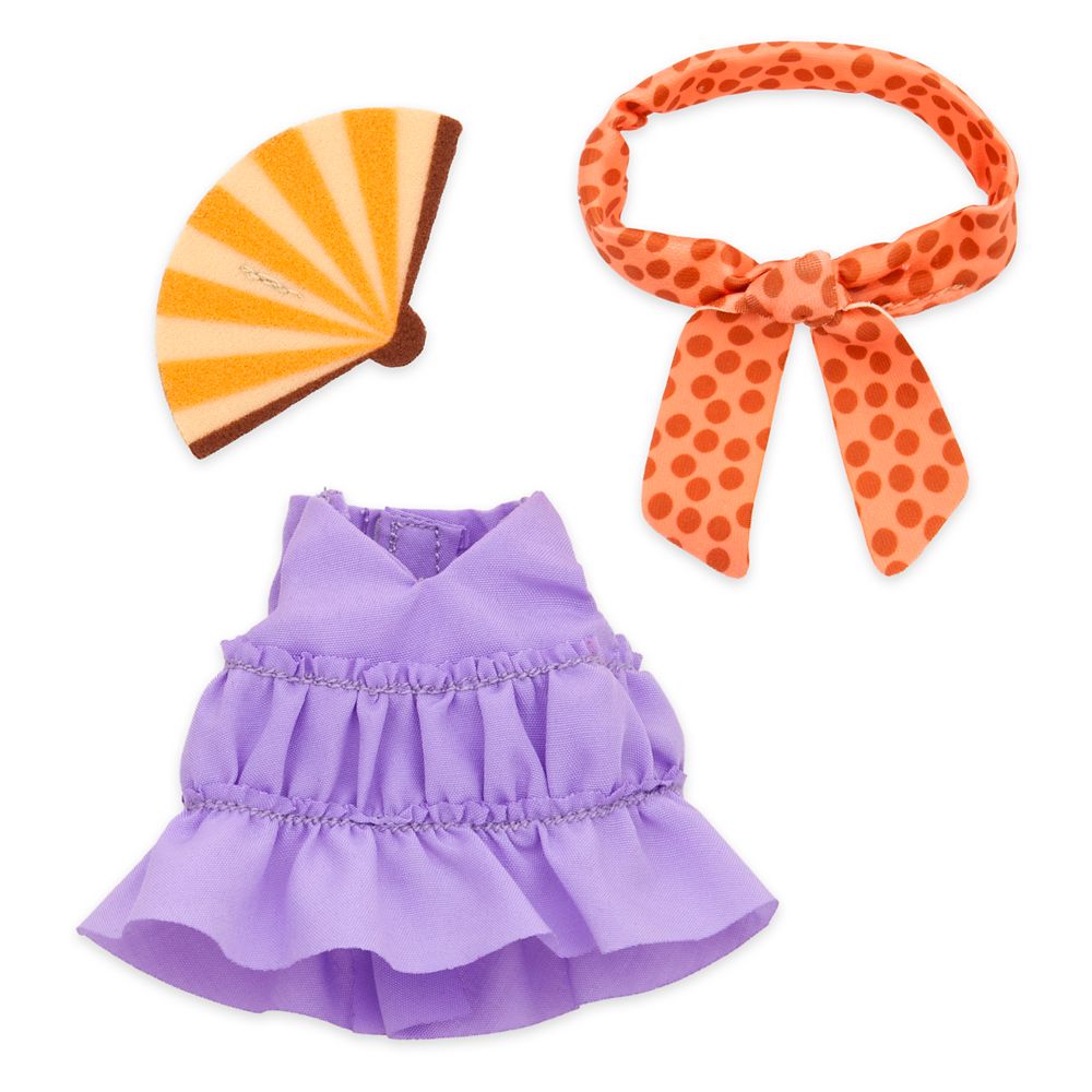 Disney nuiMOs Outfit – Purple Dress with Headband and Fan – Buy Now