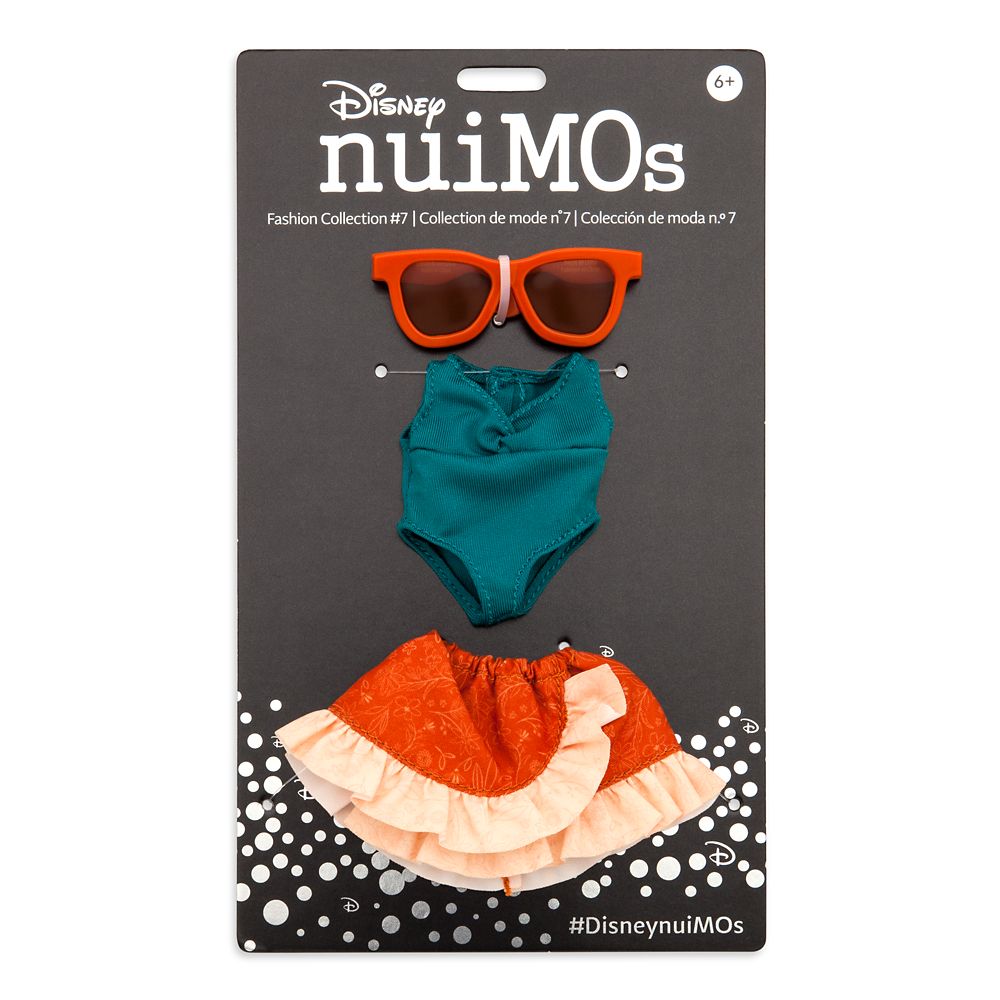 Disney nuiMOs Outfit – Swimsuit, Wrap Skirt and Sunglasses