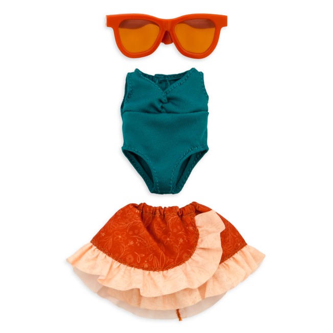 Disney nuiMOs Outfit – Swimsuit, Wrap Skirt and Sunglasses