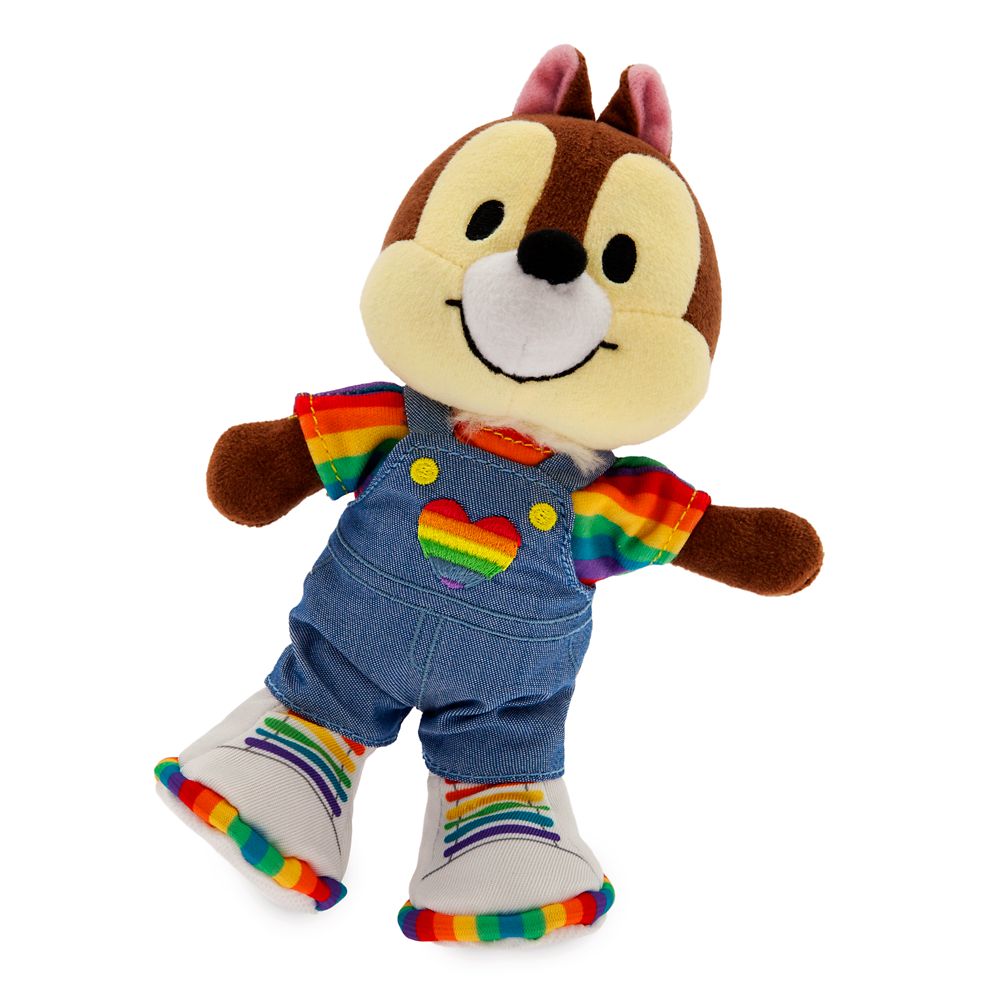 Disney Pride Collection Disney nuiMOs Outfit – Rainbow Shirt with Overalls and Sneakers