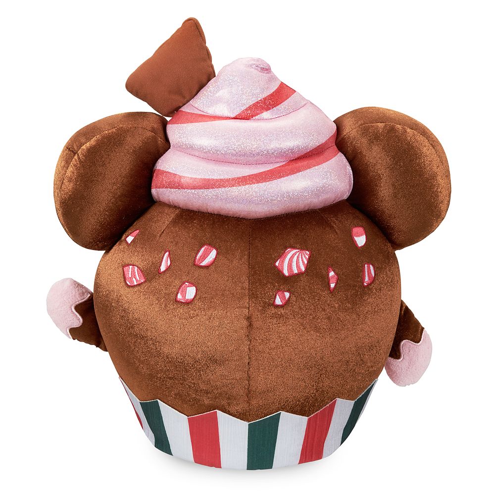 Mickey Mouse Peppermint Bark Cupcake Disney Munchlings Scented Plush – Baked Treats – Medium 14 1/2''