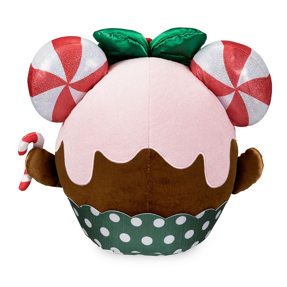 Minnie Mouse Candy Cane Crush Cupcake Disney Munchlings Scented Plush – Baked Treats – Medium 15 3/4''