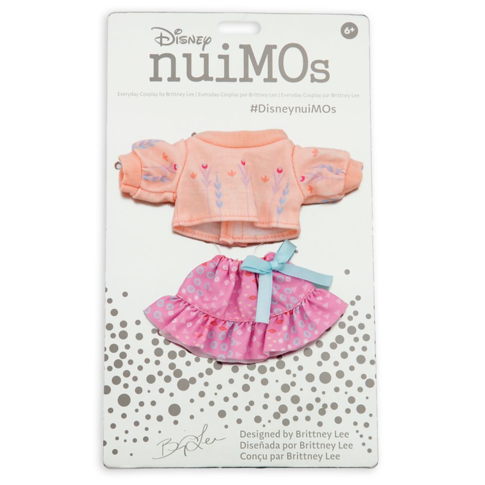 Disney nuiMOs Frozen Outfit Inspired by the Art of Brittney Lee – Floral Skirt and Top Outfit