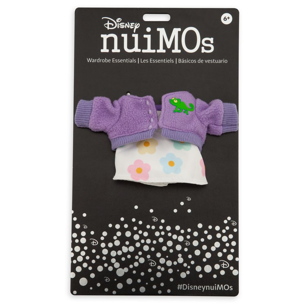 Disney nuiMOs Outfit – Floral Dress with Purple Cardigan and Purse