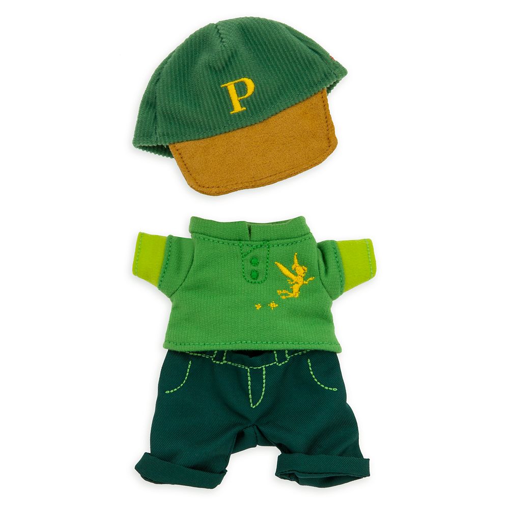 Disney nuiMOs Outfit – Peter Pan Henley with Faux-Layered Sleeves, Jeans and Baseball Cap – Buy It Today!