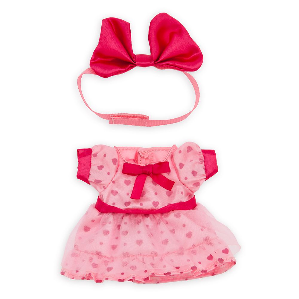 Disney nuiMOs Outfit – Valentine’s Day Pink Heart Dress and Heart Bow available online