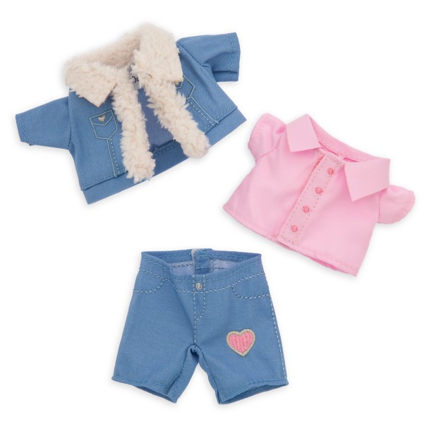 Disney nuiMOs Outfit – Valentine's Day Sherpa-Lined Heart Denim Jacket and Jeans
