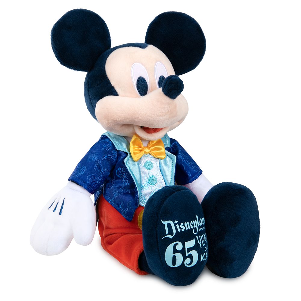 Mickey Mouse Plush – Disneyland 65th Anniversary – Small 13''