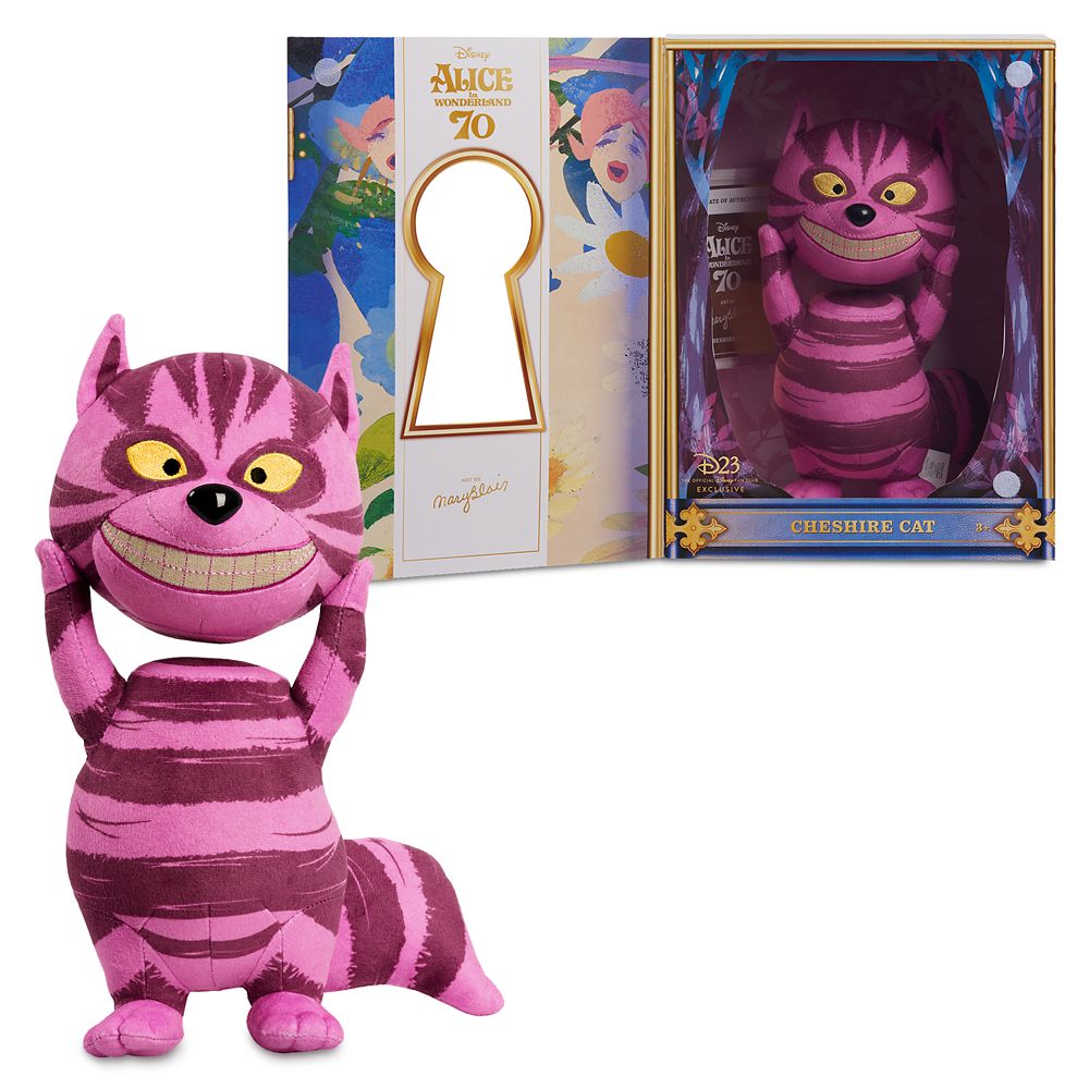 D23 Exclusive Cheshire Cat Plush – Alice in Wonderland by Mary Blair – Limited Release is available online for purchase