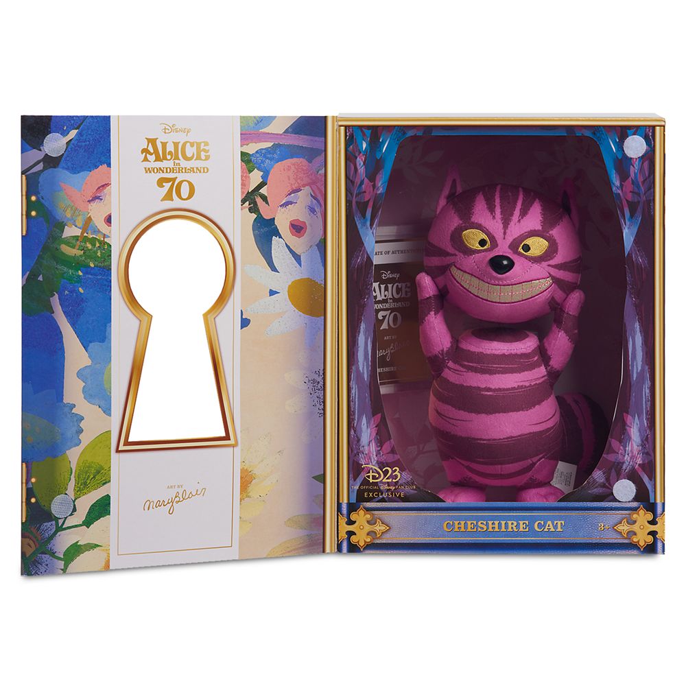 D23 Exclusive Cheshire Cat Plush – Alice in Wonderland by Mary Blair – Limited Release