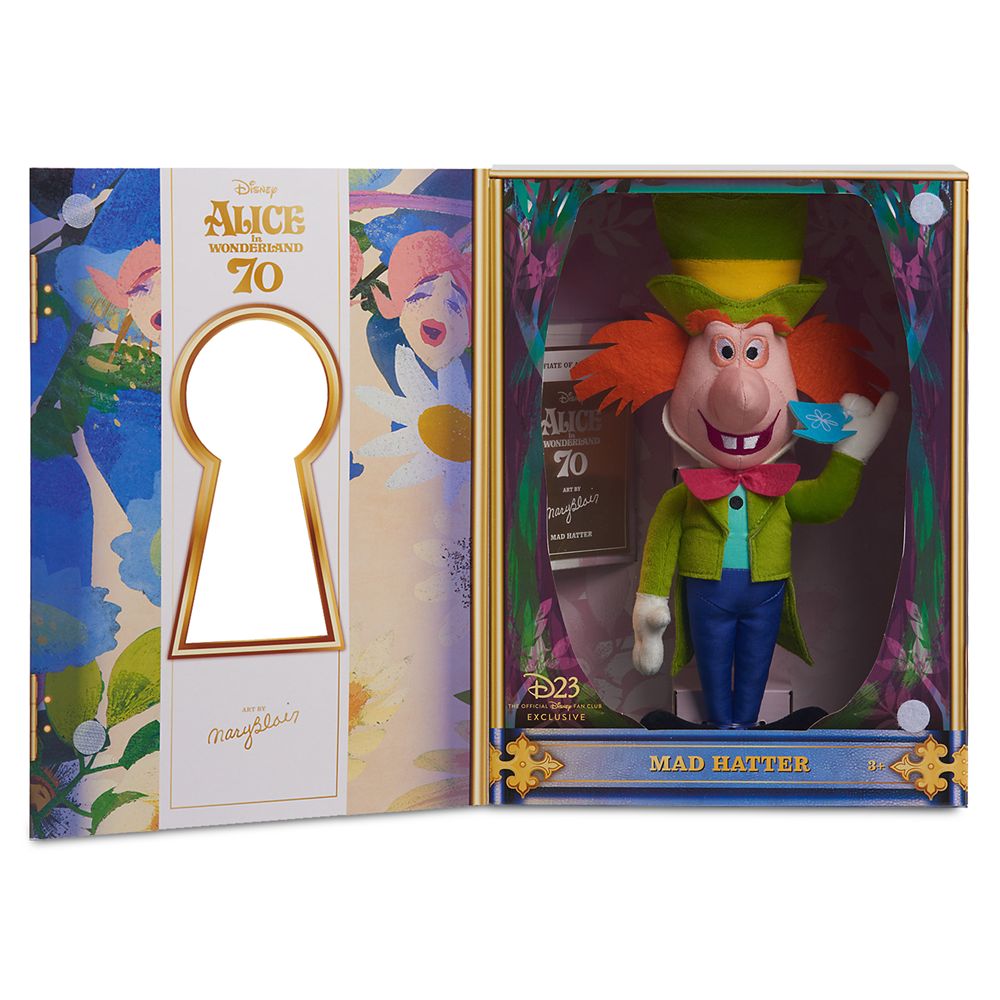 D23 Exclusive Mad Hatter Plush – Alice in Wonderland by Mary Blair – Limited Release