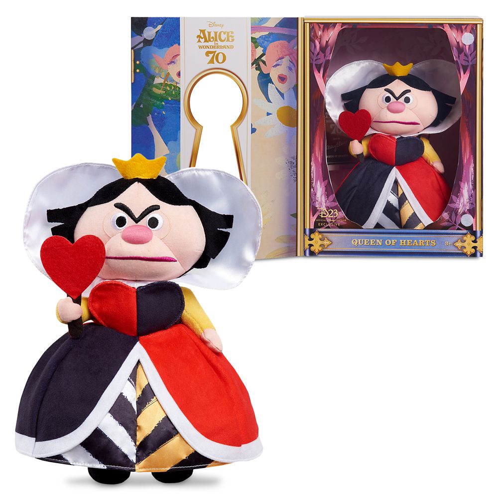 D23 Exclusive Queen of Hearts Plush – Alice in Wonderland by Mary Blair – Limited Release