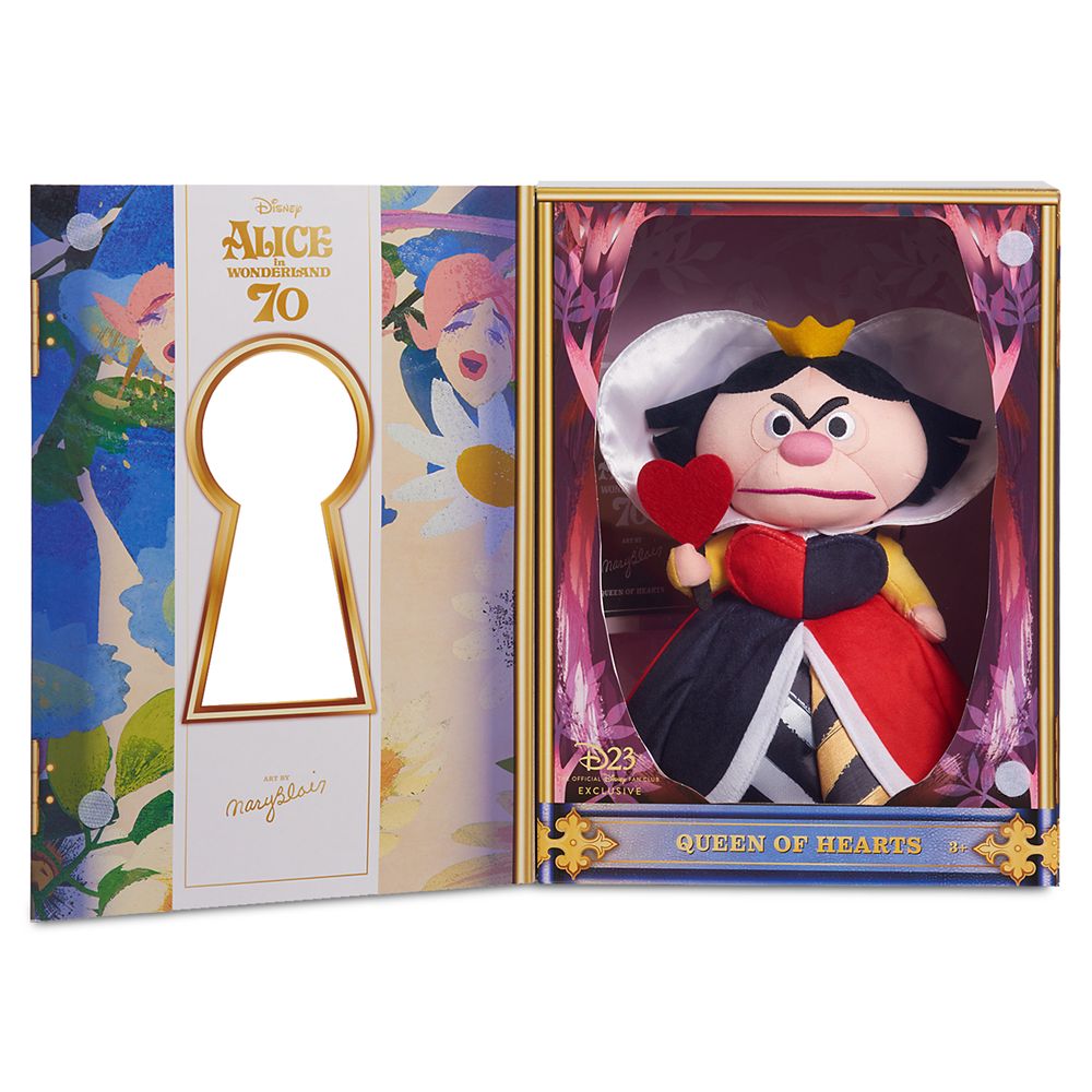 D23 Exclusive Queen of Hearts Plush – Alice in Wonderland by Mary Blair – Limited Release