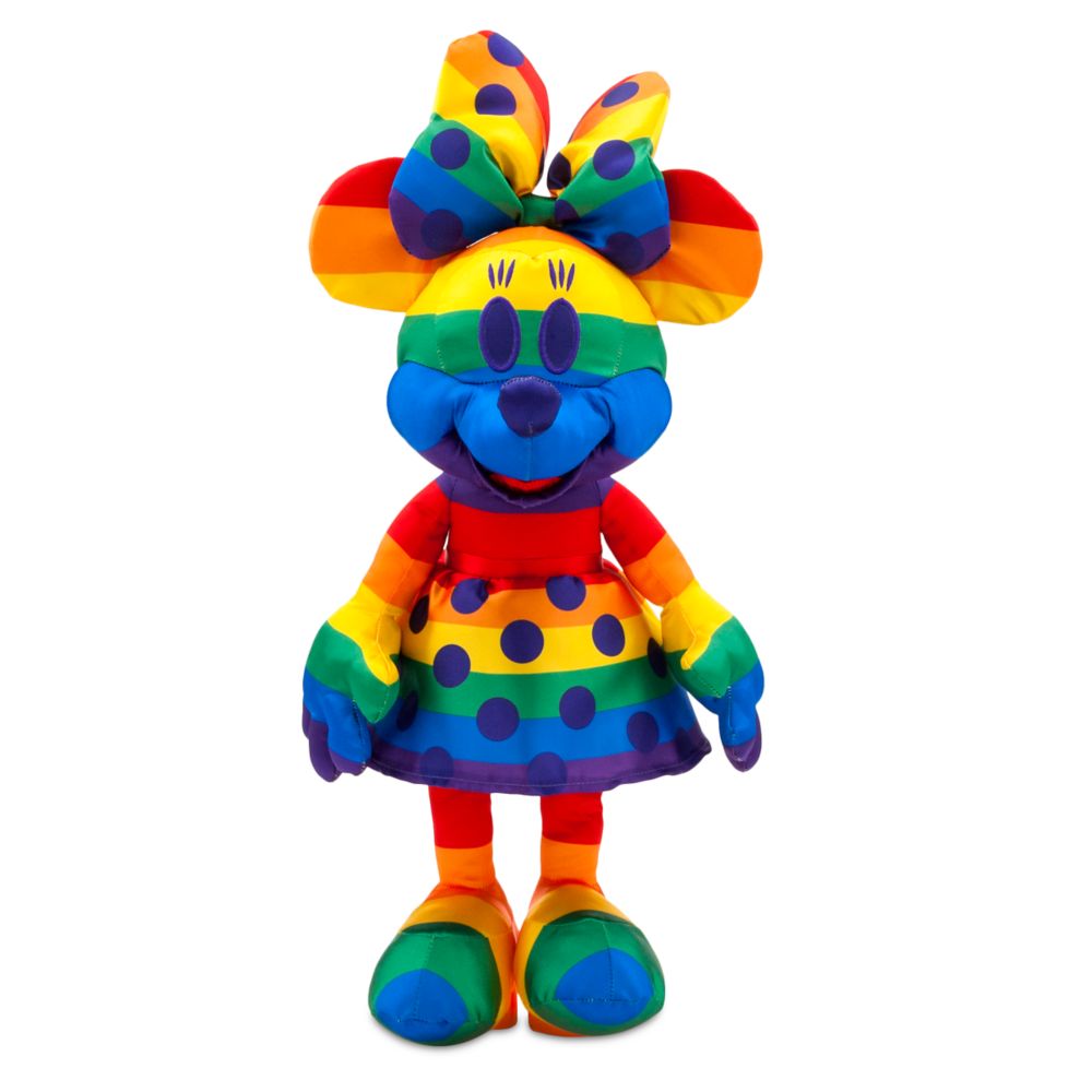 mickey rainbow plush