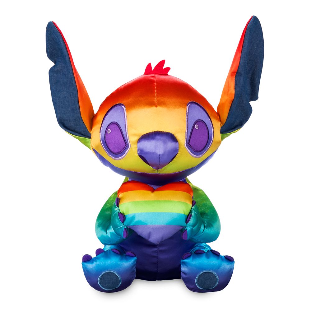 Disney Pride Collection Stitch Plush – 15 3/4” here now