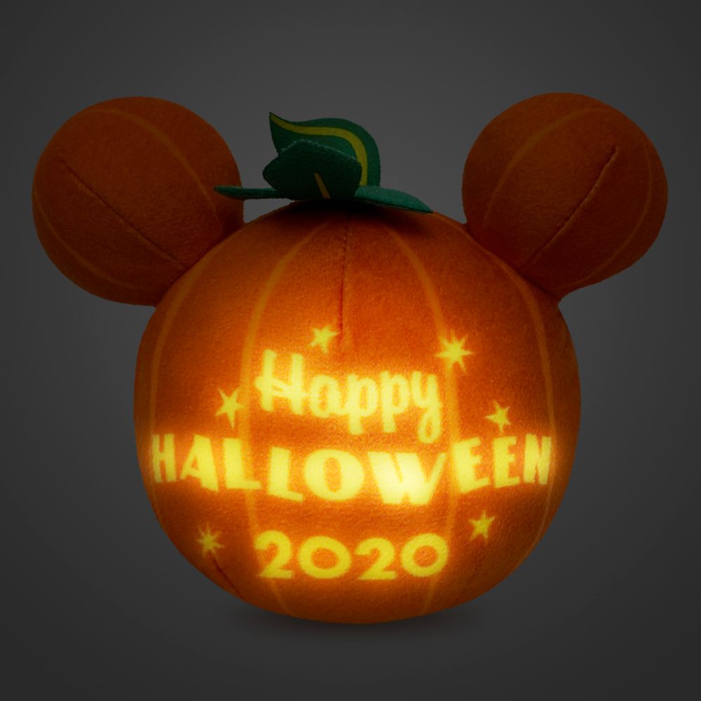 Mickey Mouse Light-Up Halloween Pumpkin Plush – Mini 5''