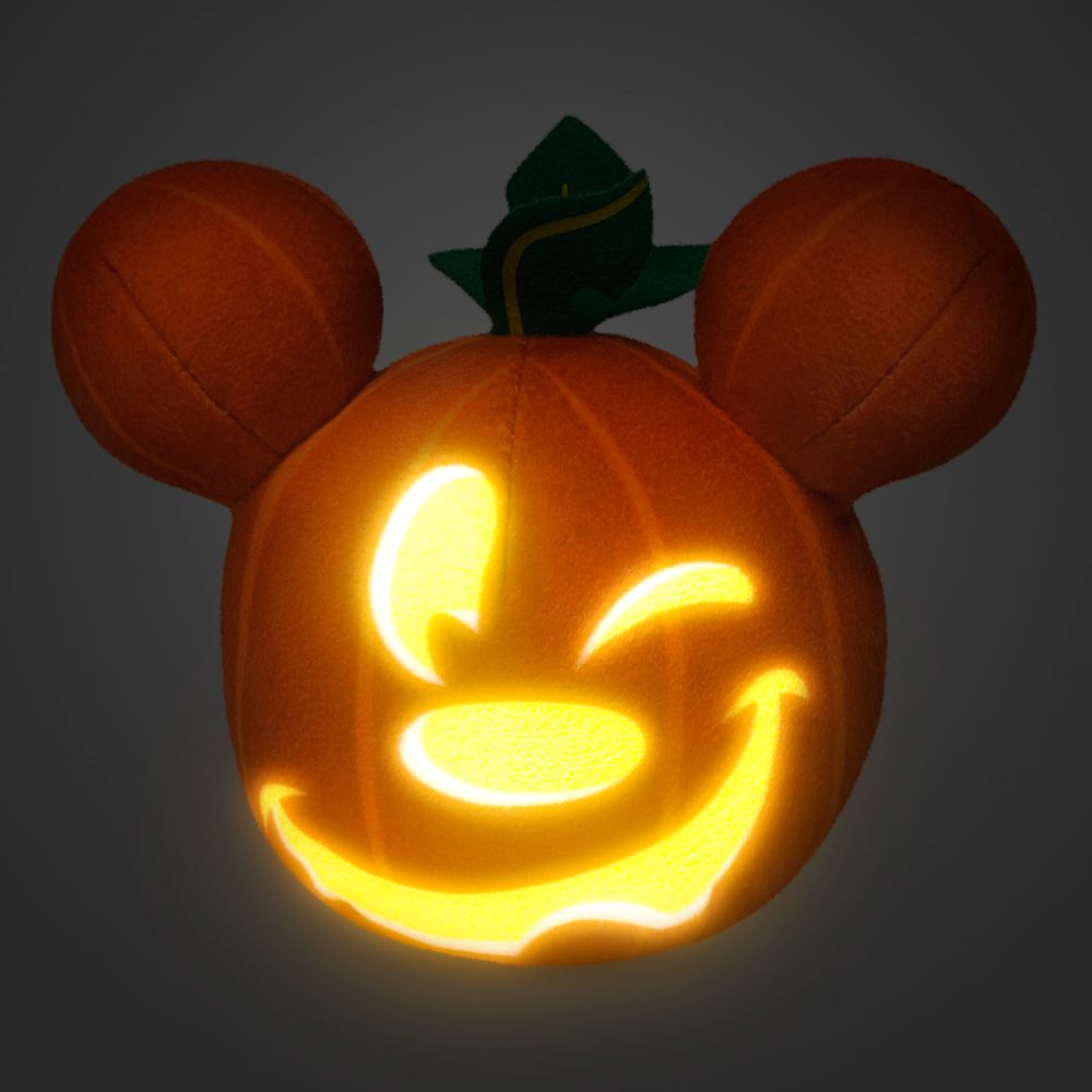 Mickey Mouse Light-Up Halloween Pumpkin Plush – Mini 5''