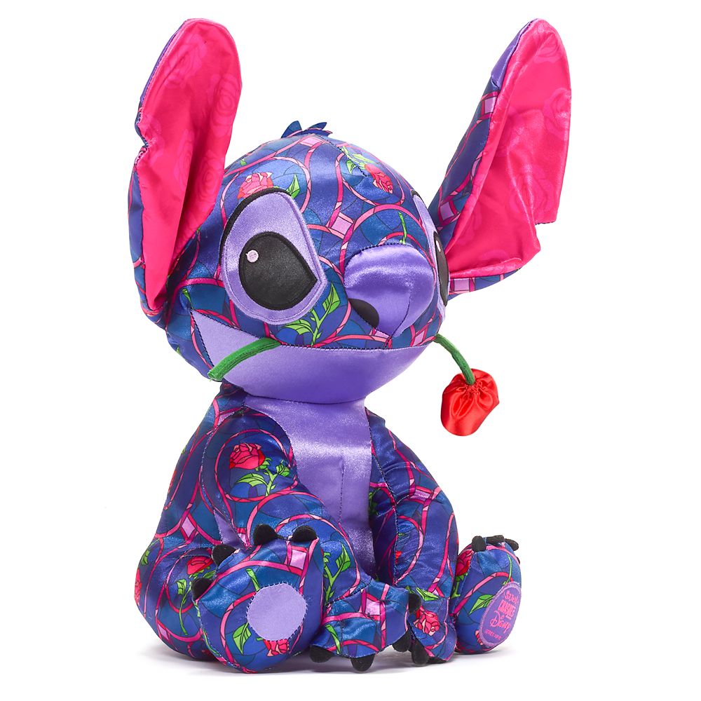 stitch plush in pouch