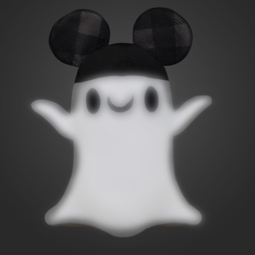 Mickey Mouse Ghost Halloween Light-Up Plush