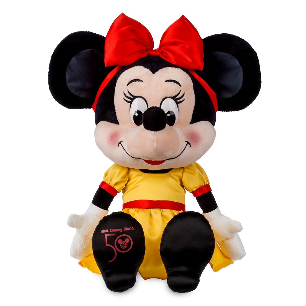 Minnie Mouse Retro Plush – Walt Disney World 50th Anniversary – Medium 15''