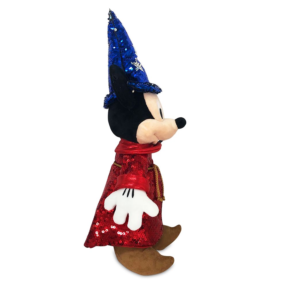 Sorcerer Mickey Mouse Sequined Plush – Fantasia 80th Anniversary – Small 15''