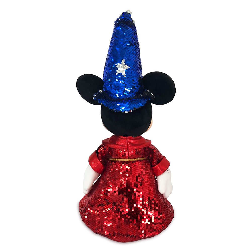 Sorcerer Mickey Mouse Sequined Plush – Fantasia 80th Anniversary – Small 15''