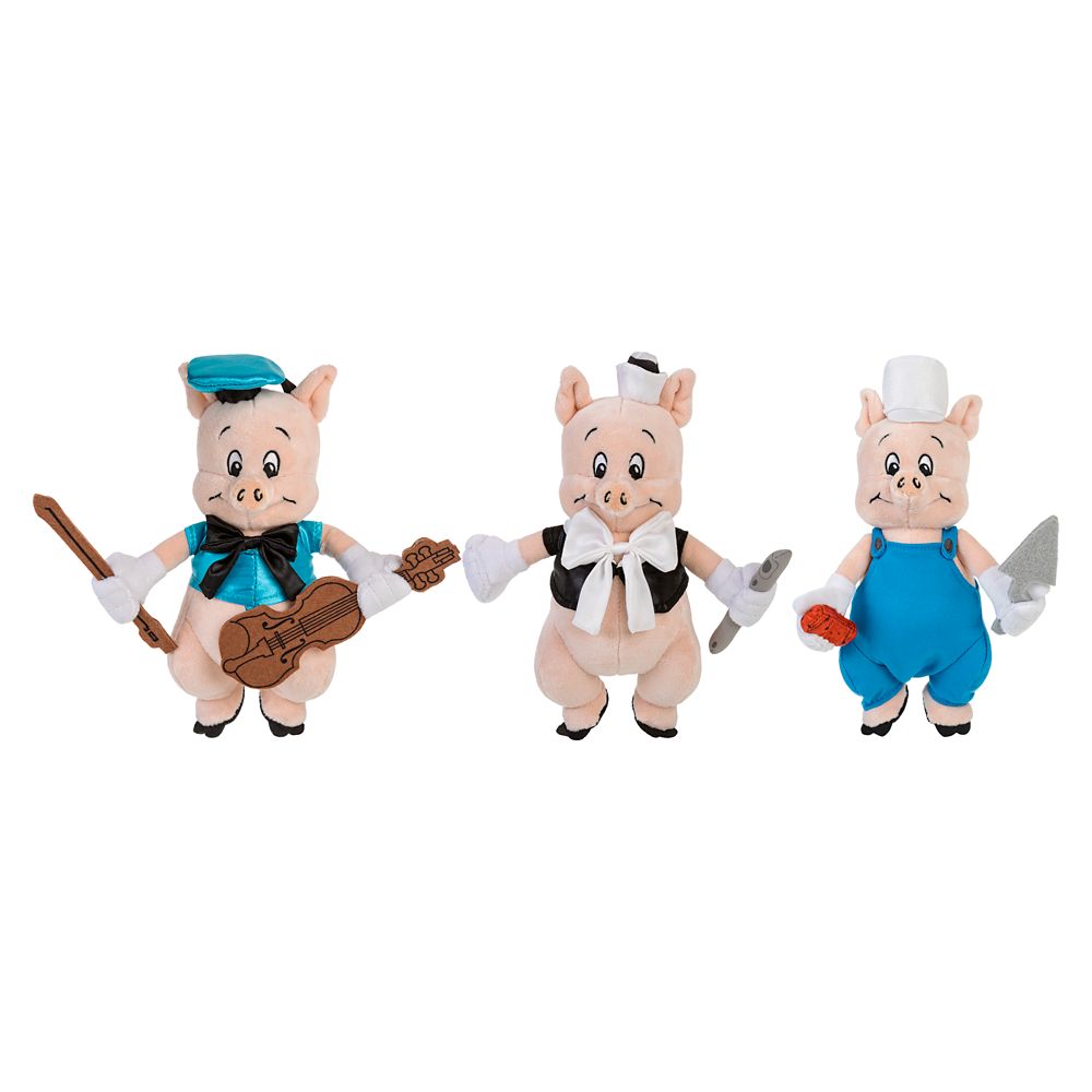 The Three Little Pigs Plush Set – Disney100 – Small 11''