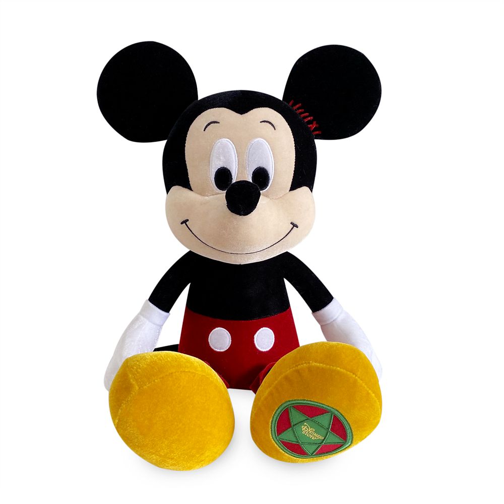 mickey holiday plush