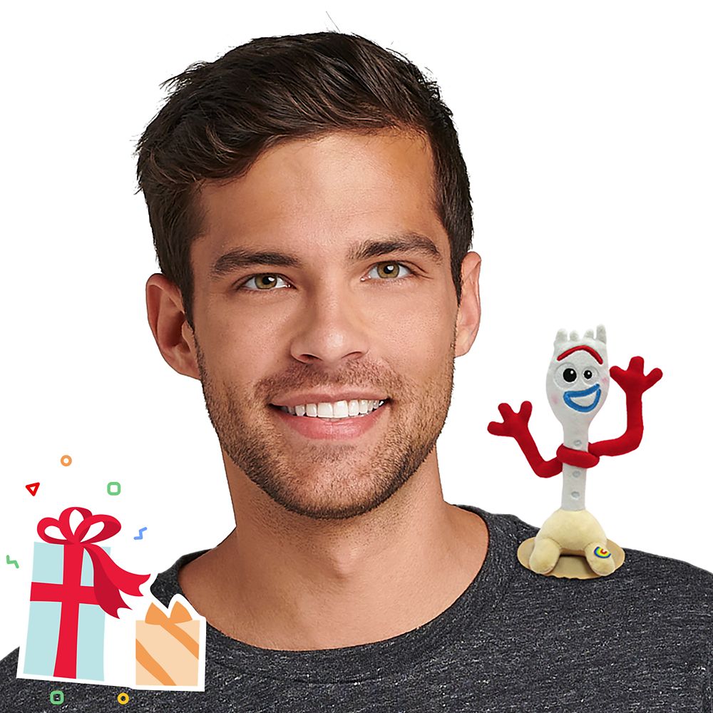 Forky Magnetic Shoulder Plush – Toy Story 4 – Toys for Tots Donation Item