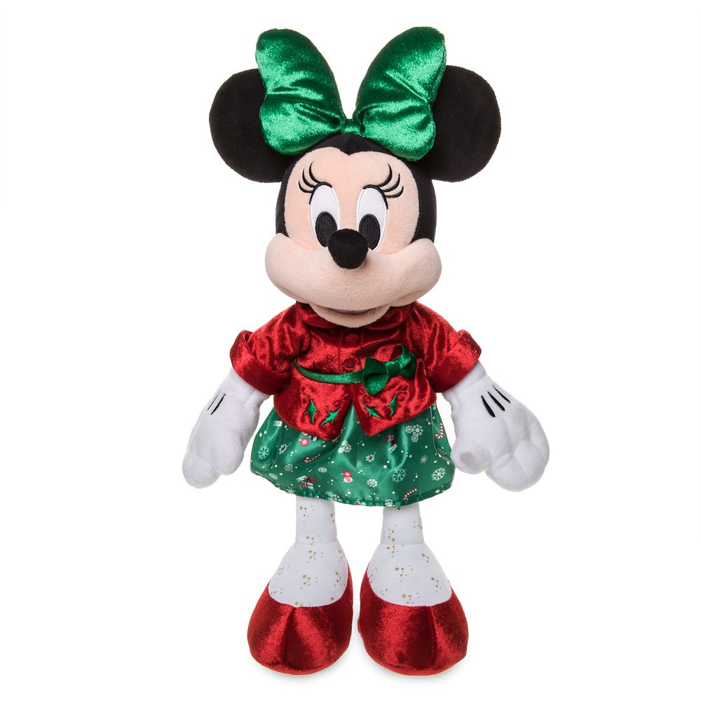 Minnie Mouse Holiday Plush &ndash; Medium &ndash; 15''