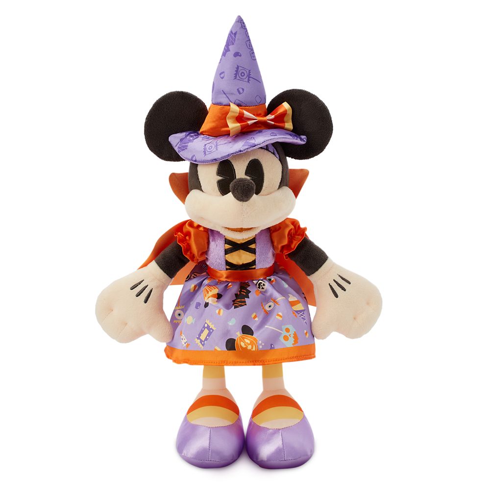 Minnie Mouse Halloween Plush 15'' now out for purchase Dis