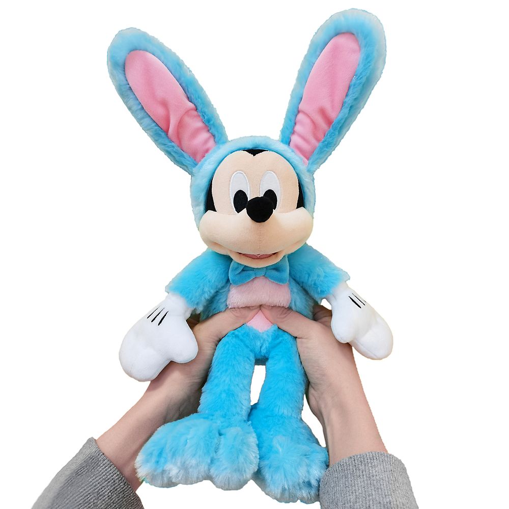 Mickey Mouse Plush Easter Bunny with Pop-Up Ears – Small 13''