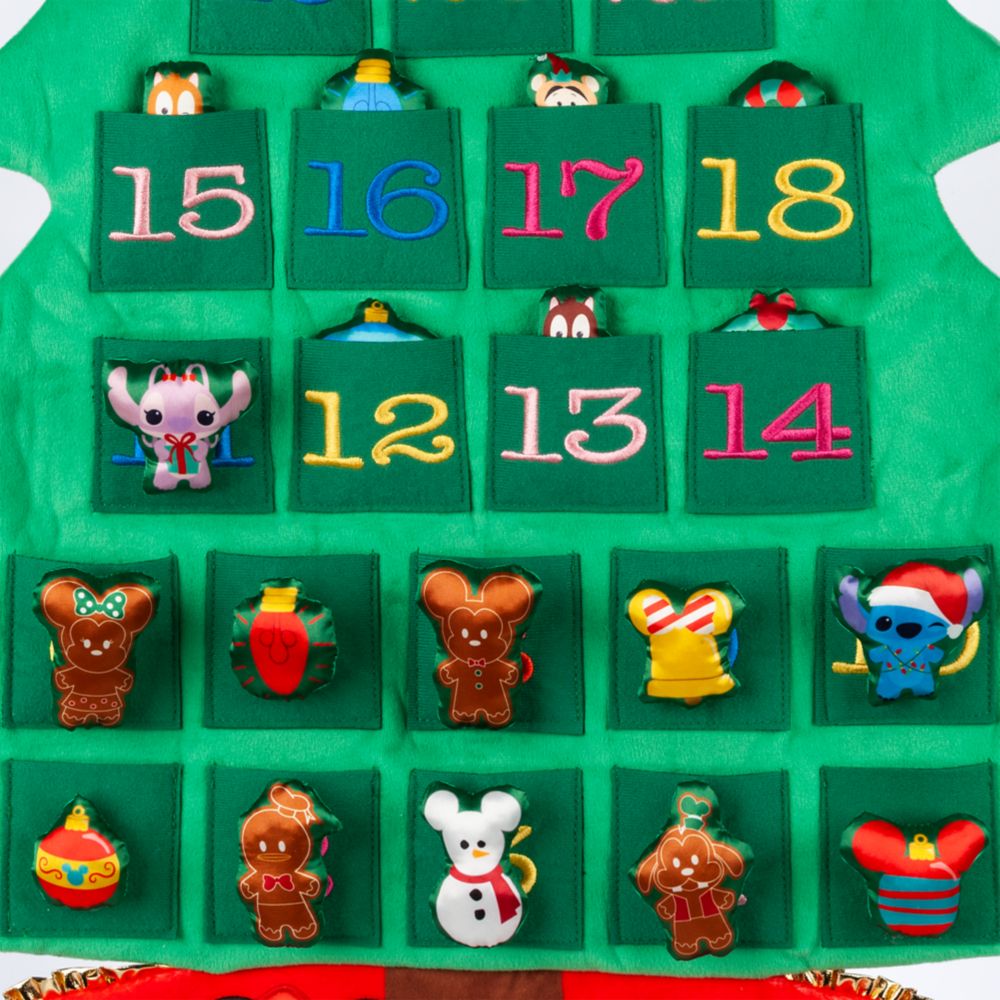 Mickey Mouse and Friends Plush Advent Calendar Wall Hanging is