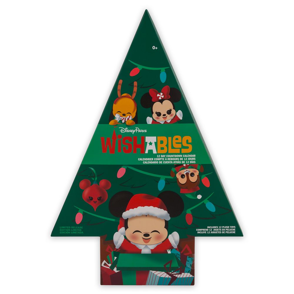 Mickey Mouse and Friends Disney Parks Wishables Plush Advent Calendar – Limited Release
