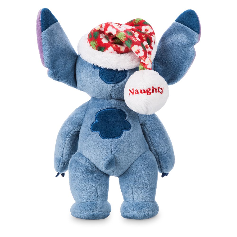 Stitch Poseable Plush and ''Holiday Mischief with Stitch'' Book Set