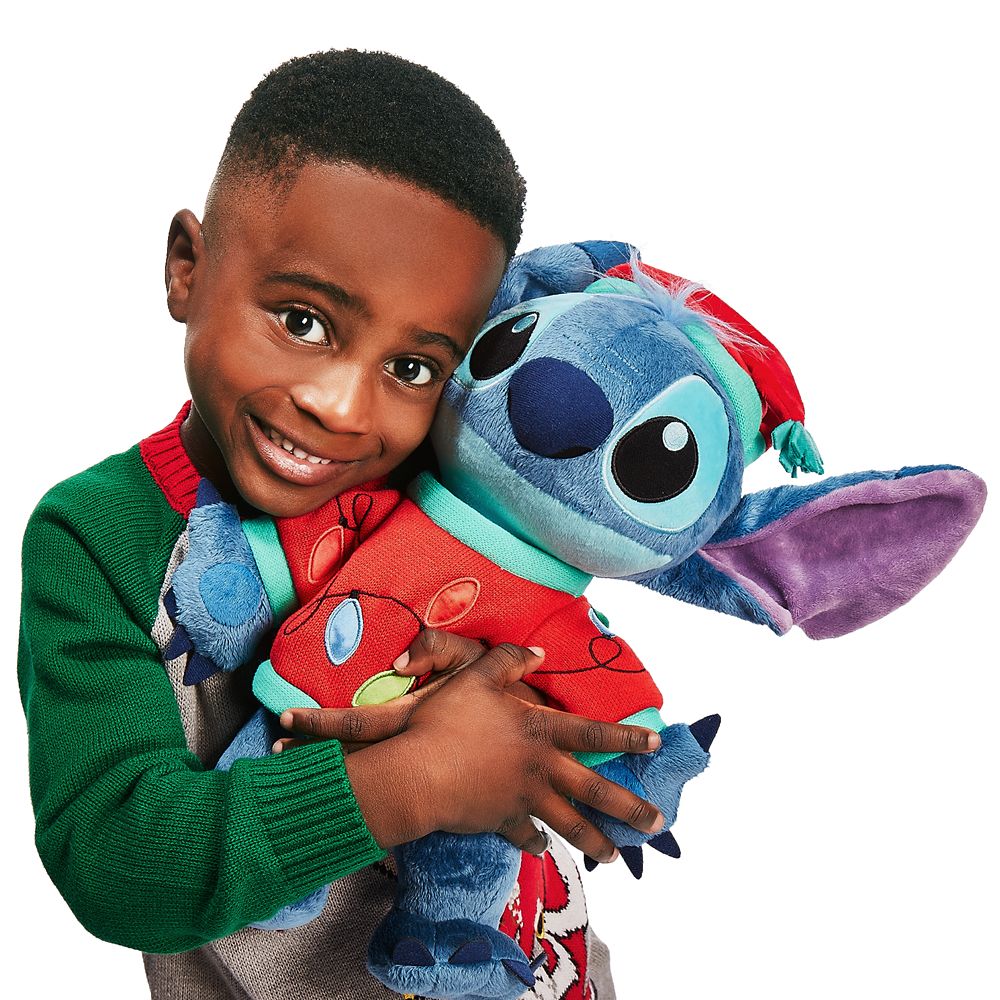 Stitch Light-Up Holiday Plush – Medium 15''