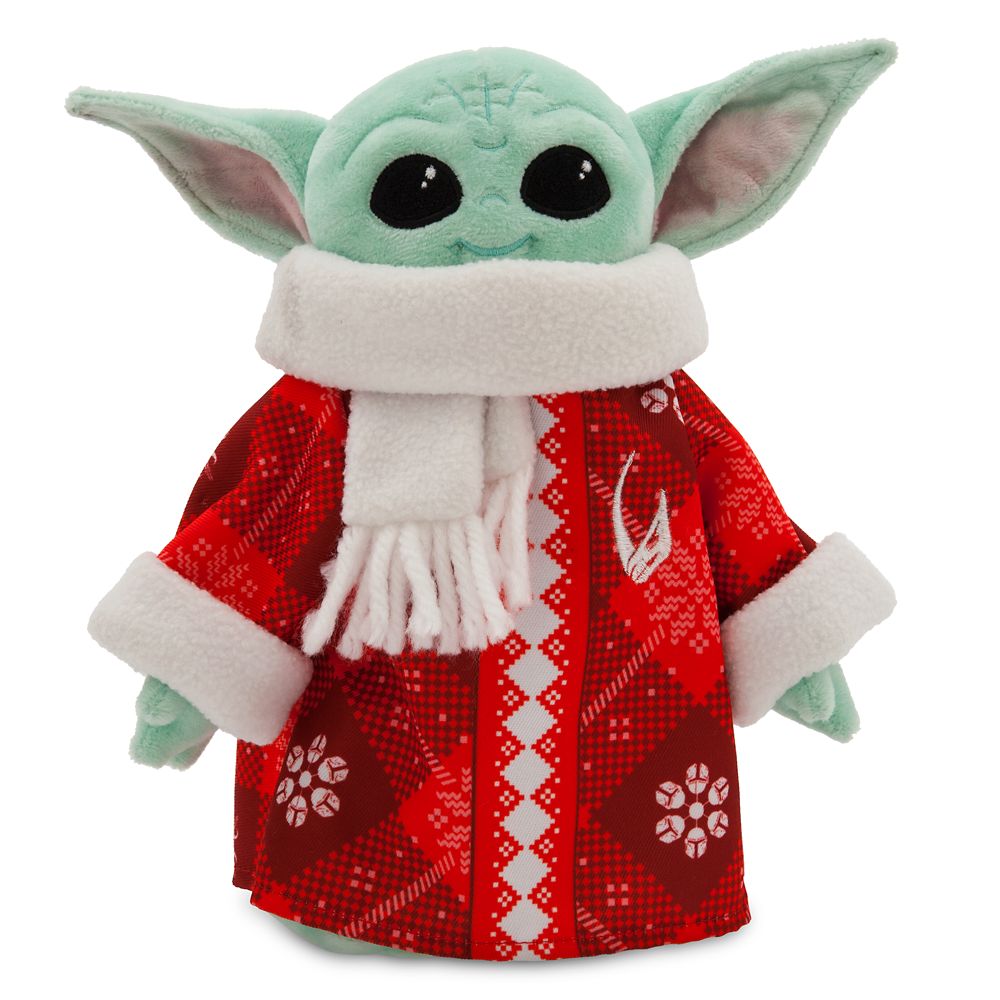 Grogu Holiday Plush in Hover Pram – Star Wars: The Mandalorian – 13''