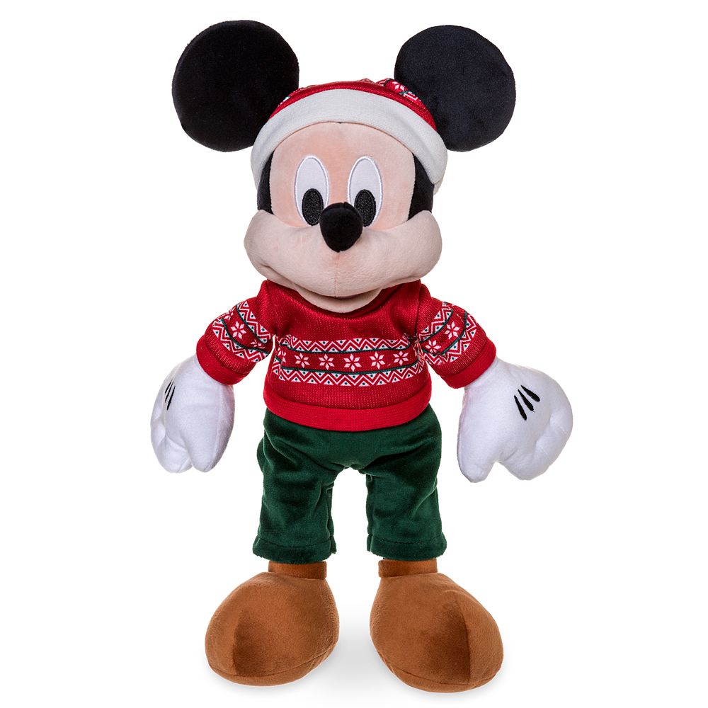 Mickey Mouse Holiday Plush – Medium 16 1/4” is available online for purchase