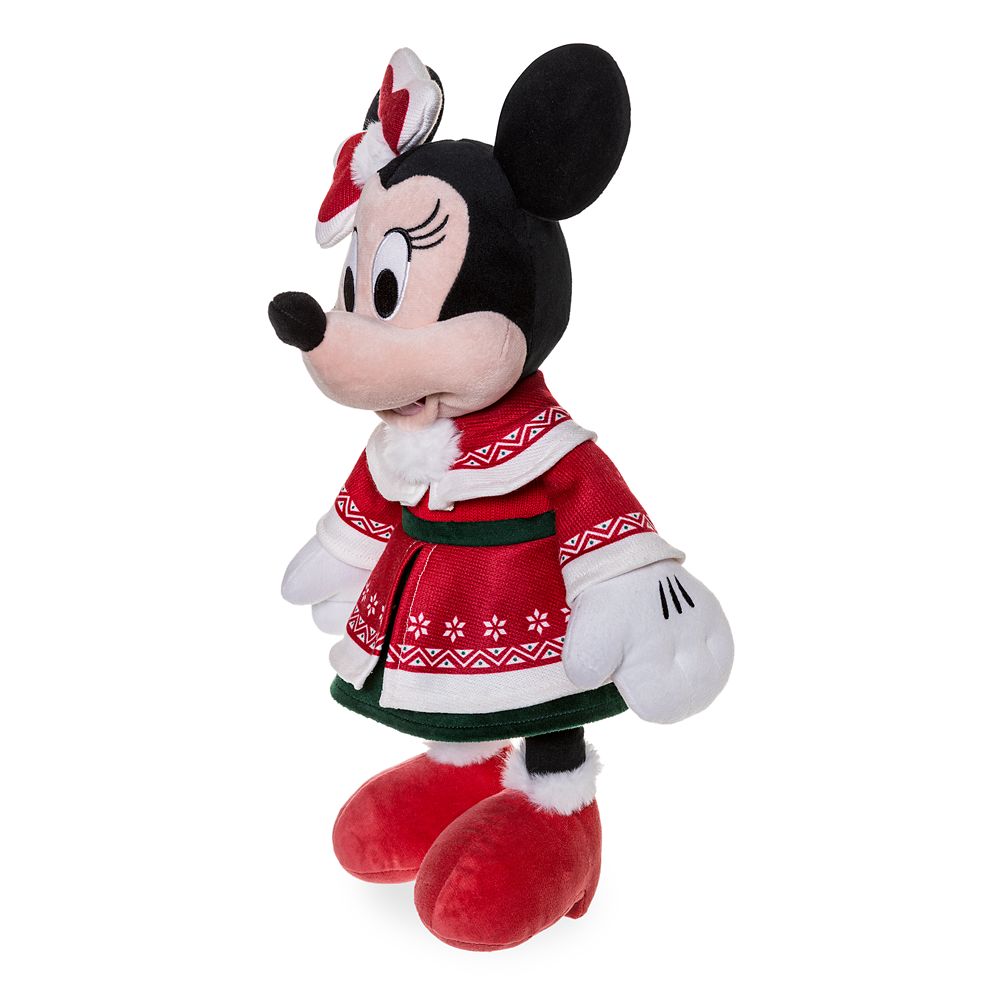 Minnie Mouse Holiday Plush – Medium 16 1/2''