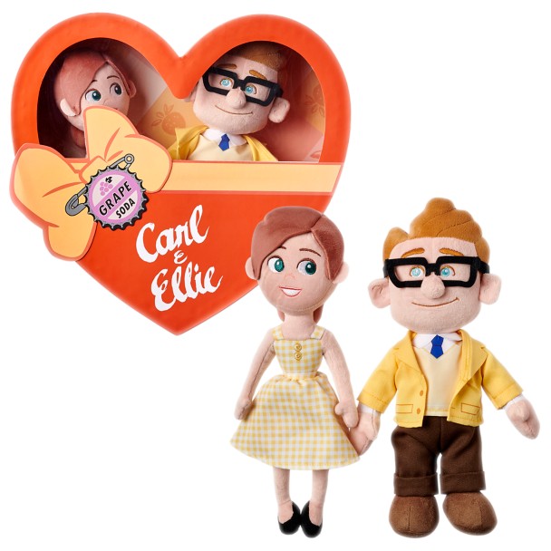 Carl & Ellie Valentine's Day Plush Set – Up