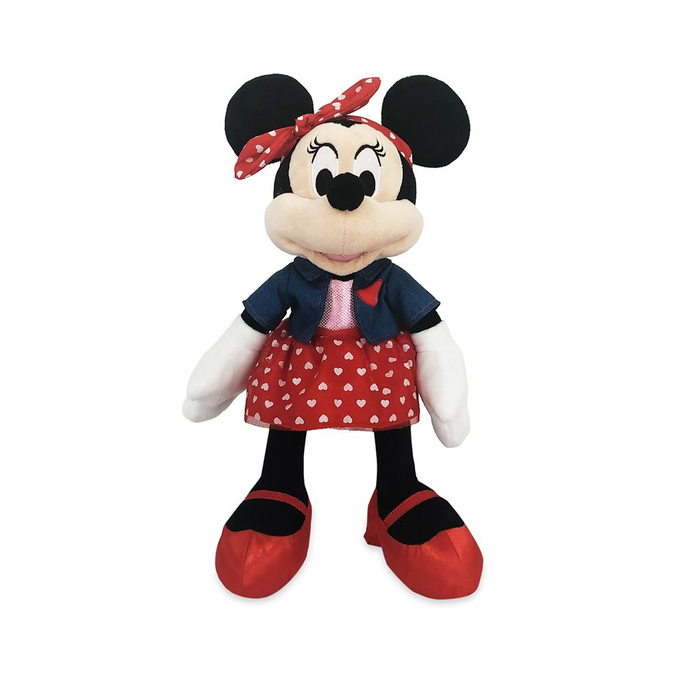 Minnie Mouse Plush – Valentine's Day – Medium 16''