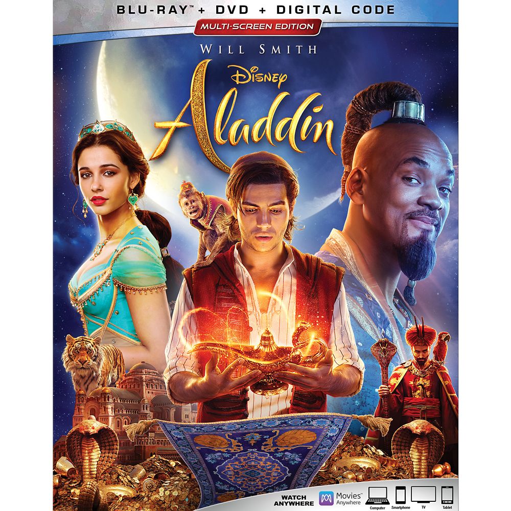 Aladdin Live Action Film Blu-ray Combo Pack Multi-Screen Edition with FREE Lithograph Set Offer – Pre-Order