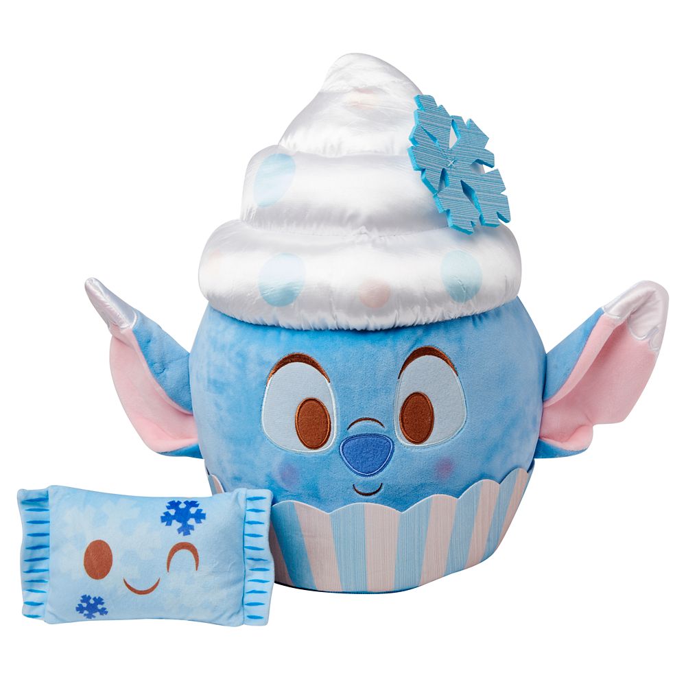 Stitch Snowflake Cupcake Disney Munchlings Plush – Season’s Sweetings – Medium 15 3/4” released today