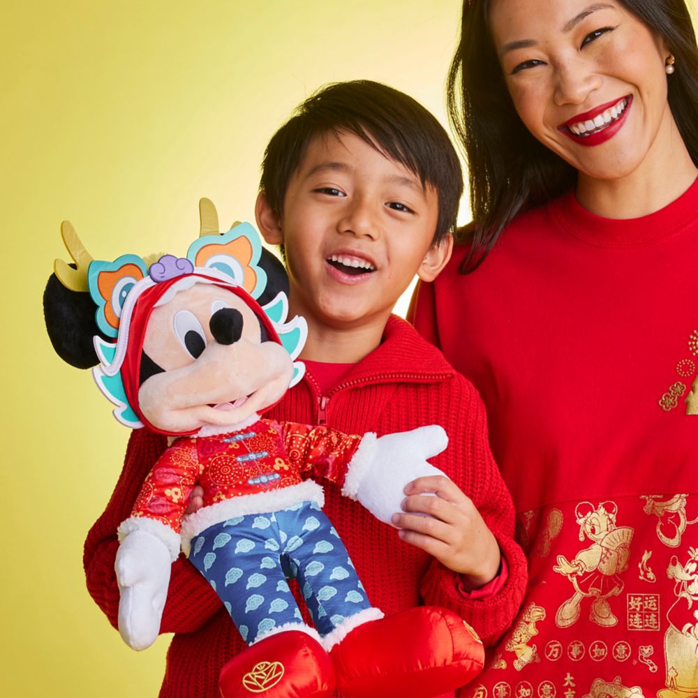 Mickey Mouse Lunar New Year 2024 Plush Medium 18'' Disney Store