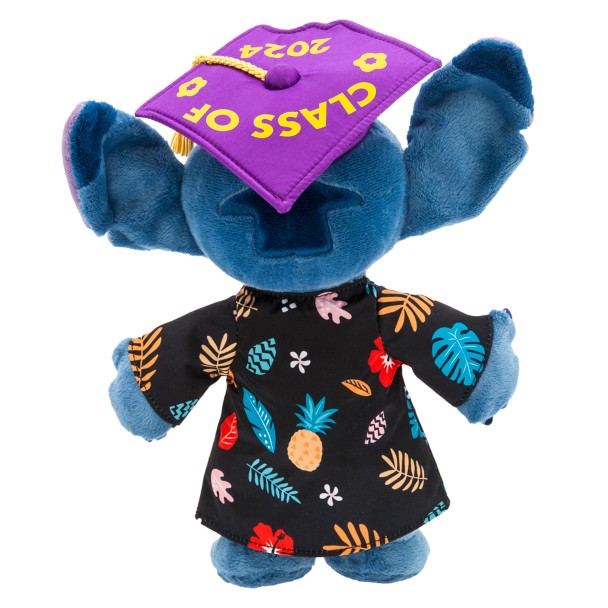 Stitch Graduation Plush 2024 – Lilo & Stitch – Small 12 1/2''